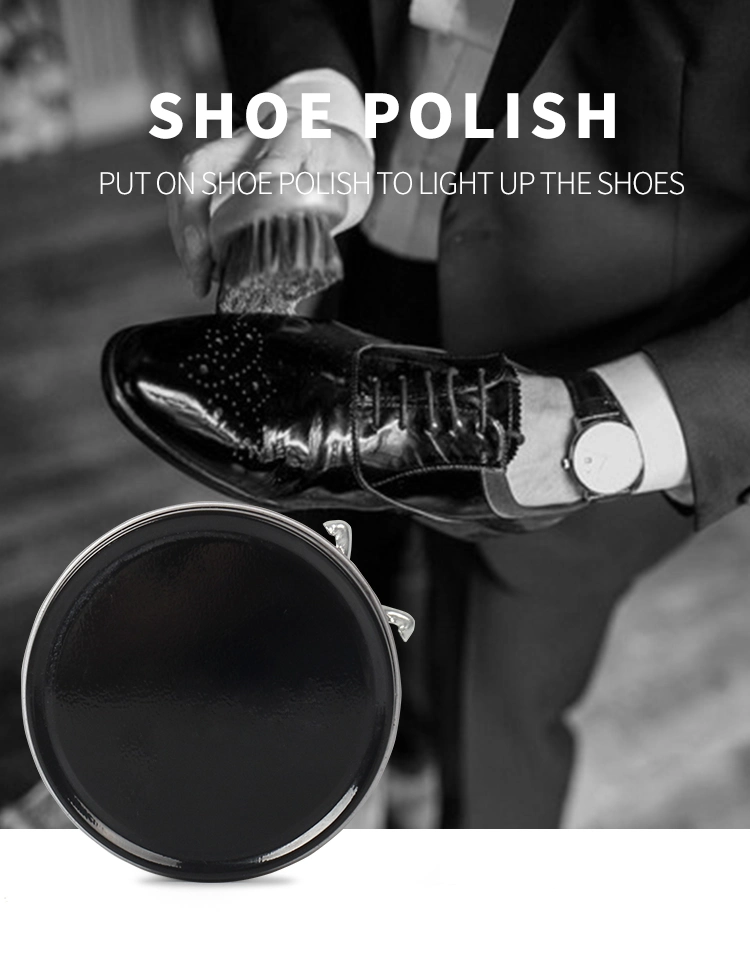 High Quality Black Leather Wax Shoe Polish