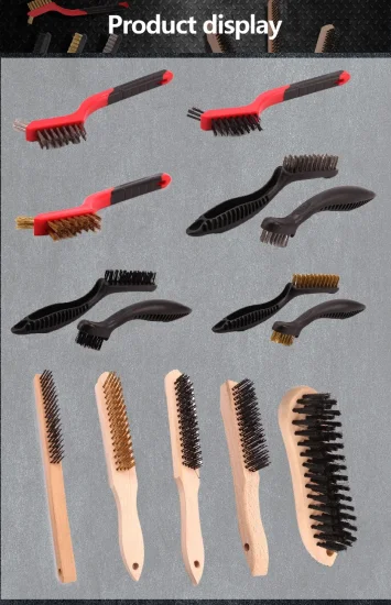 Brosses multi-usages à poignée métallique avec brosse noire