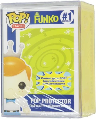 Usine ISO BSCI en gros personnalisé protecteur acrylique Funko Pop de haute qualité