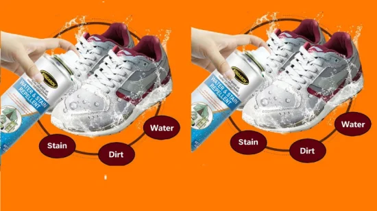 Spray hydrofuge nano à revêtement super hydrophobe pour chaussures