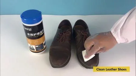 Lingettes désinfectantes pour l'entretien des chaussures