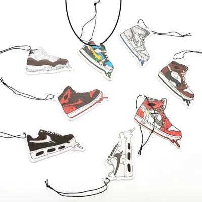 Chaussures personnalisées Sneaker Forme Parfum de longue durée Voiture Aj Désodorisants en papier